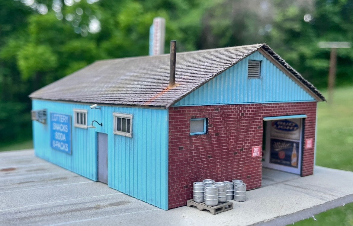 HO Scale Laser Cut Model Building Kit - Brew Thru