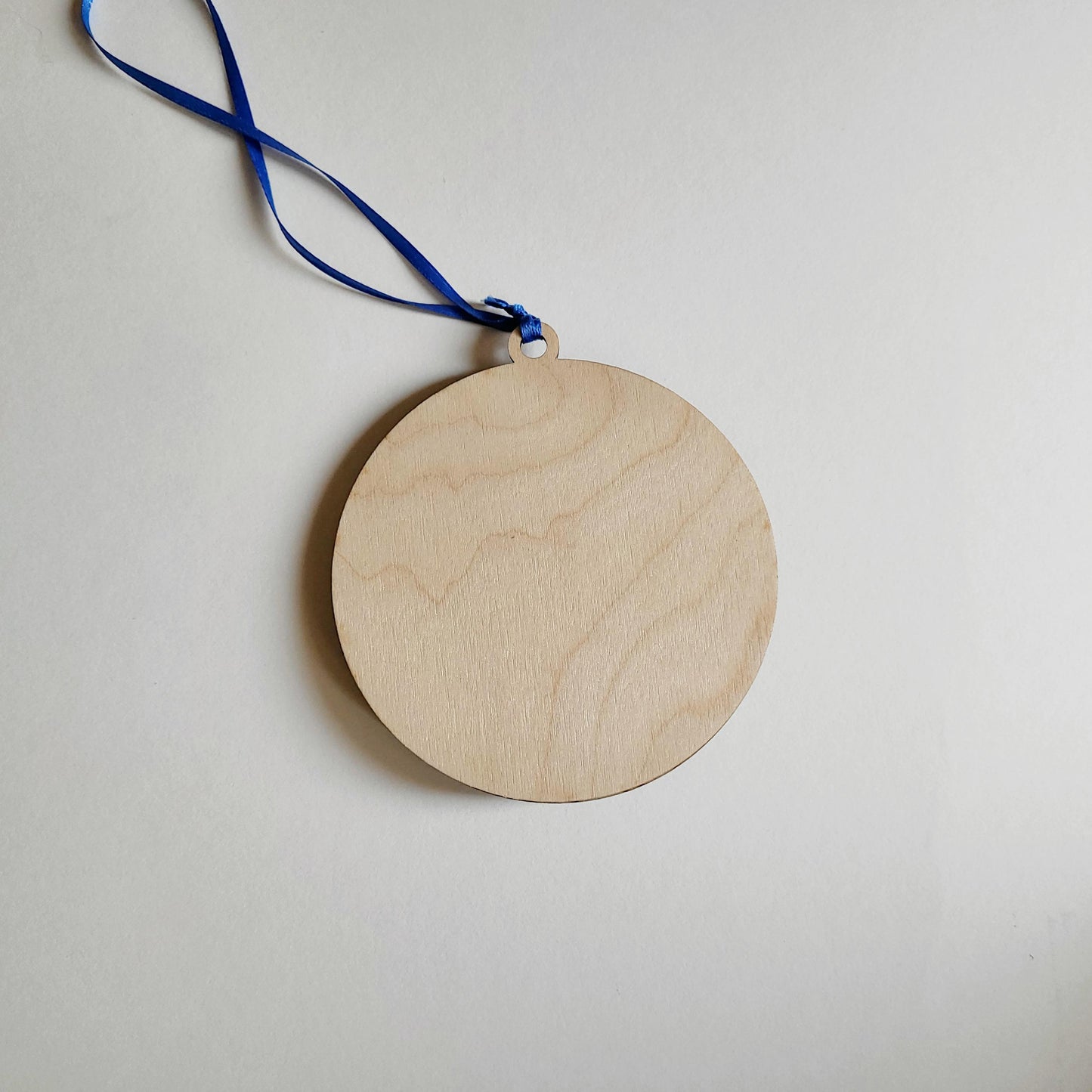 Santa Tracker QR code scan laser cut Christmas Ornament, Assorted Character Choices