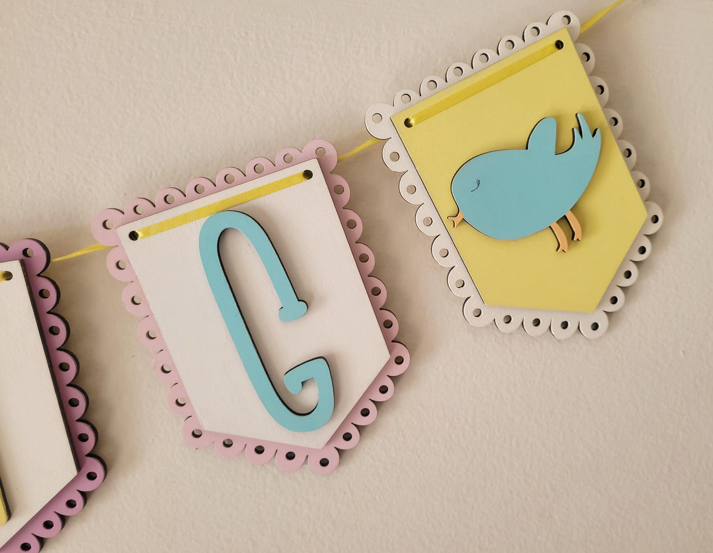 Spring banner bird and birdhouse SVG, laser ready cut file, Instant digital download.