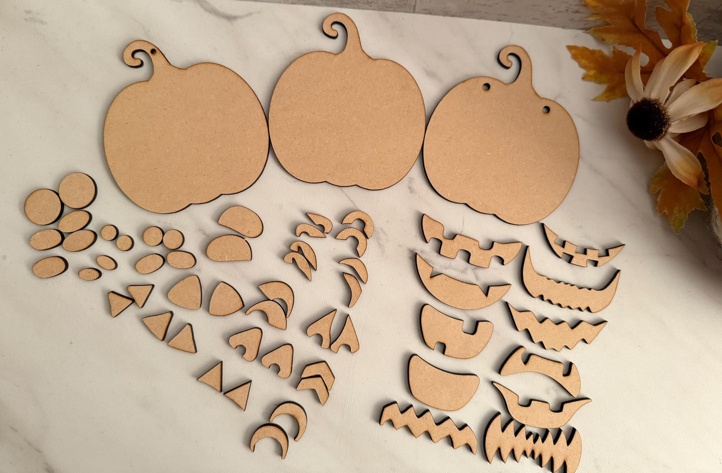 DIY jack o lantern pumpkin kids craft kit, Laser ready cut file, SVG Instant digital download.