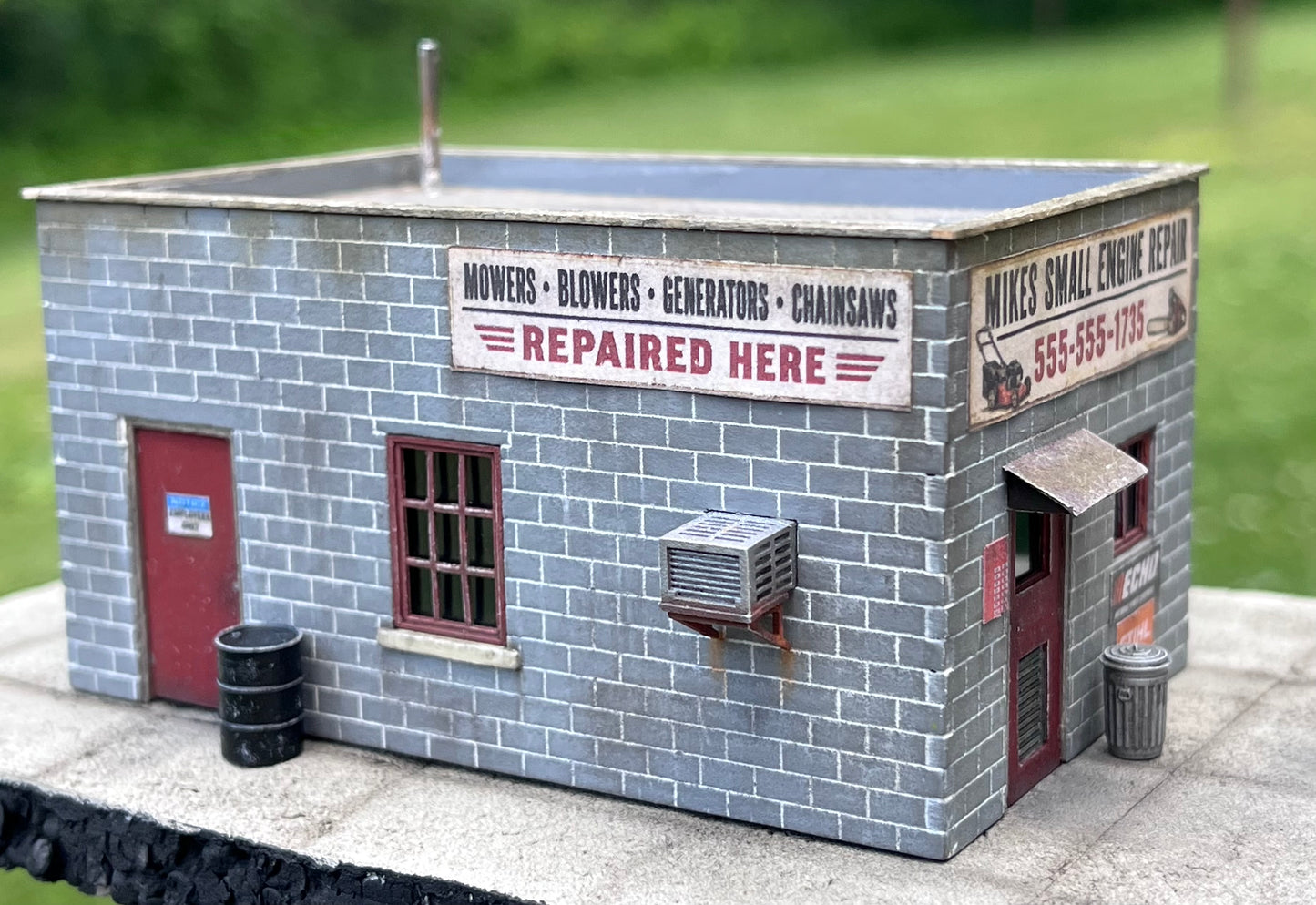 HO Scale Laser Cut Model Building Kit - Mike’s Small Engine Repair