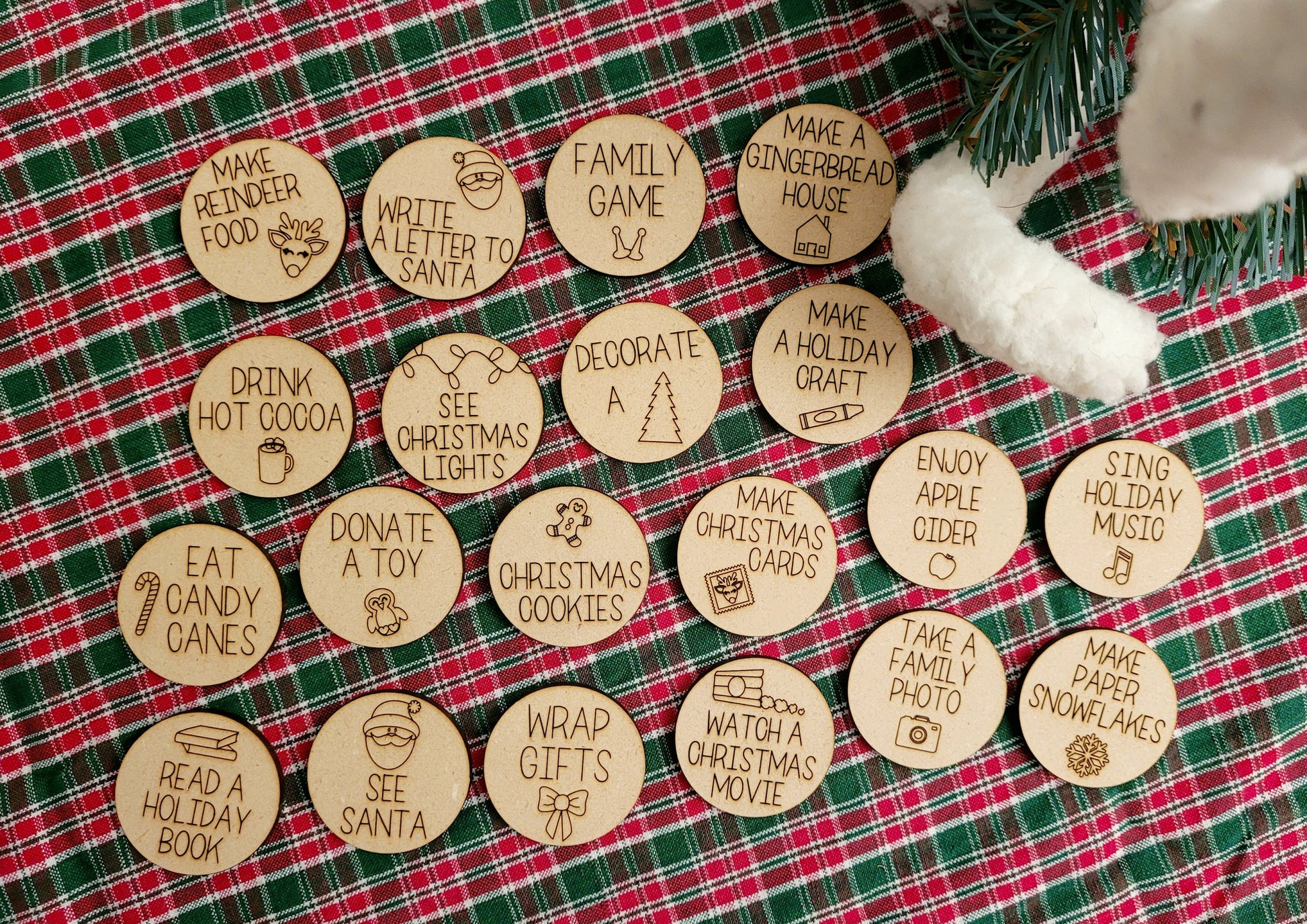 Christmas Activity Tokens