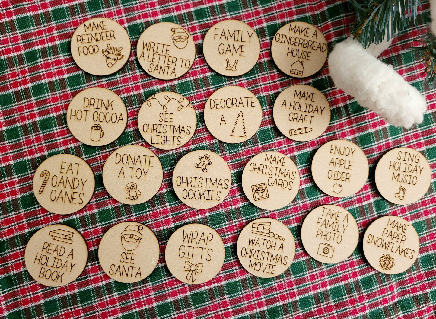 Christmas Activity Tokens