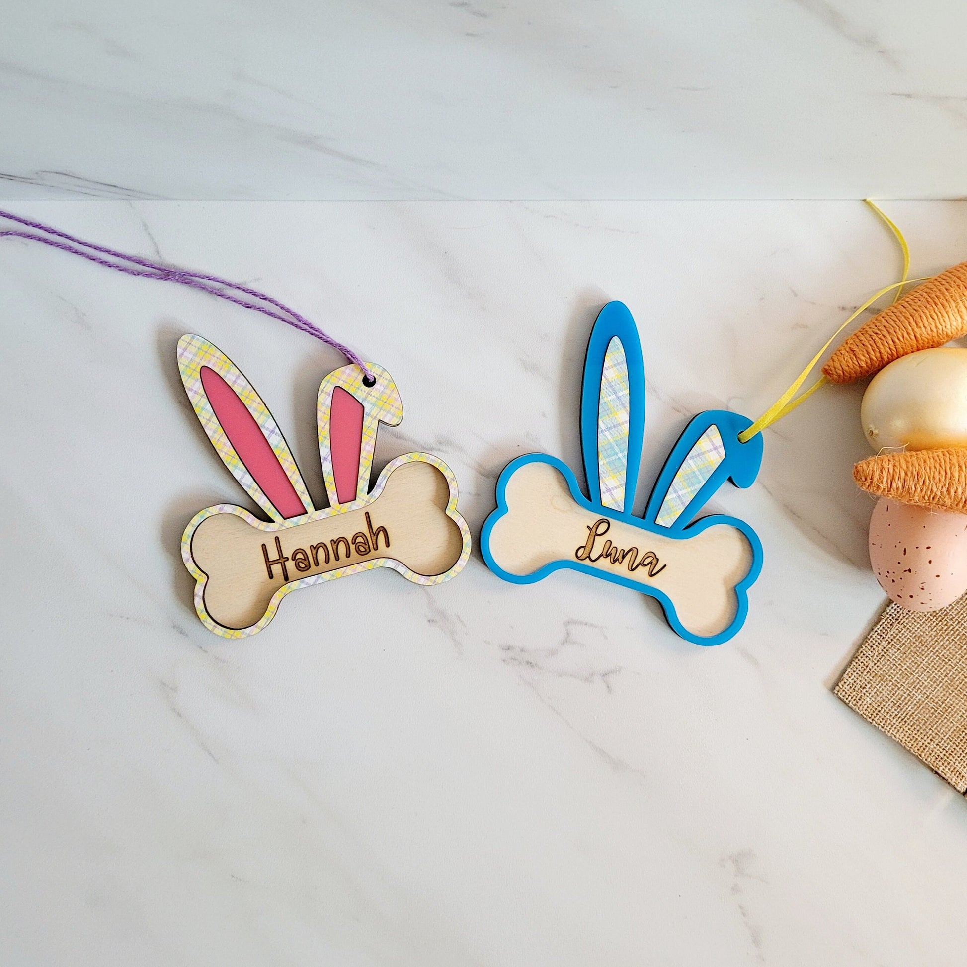 Dog Easter Basket tag, Pet lover gift.
