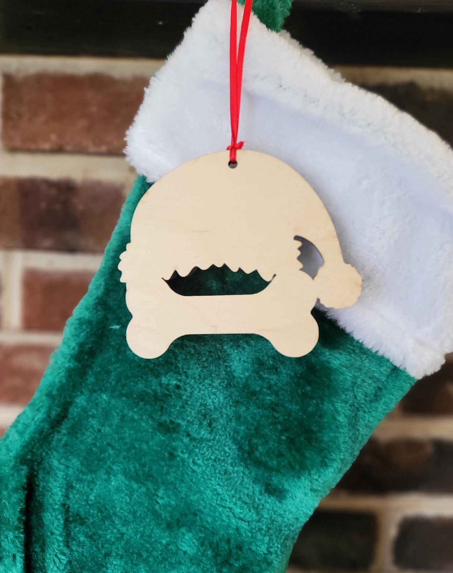 Dog Stocking tag, Custom and personalized Engraved name, laser cut pet lover Christmas gift.