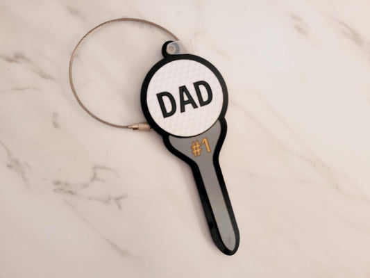 Golf Bag Tag Laser Cut File: SVG Digital Download