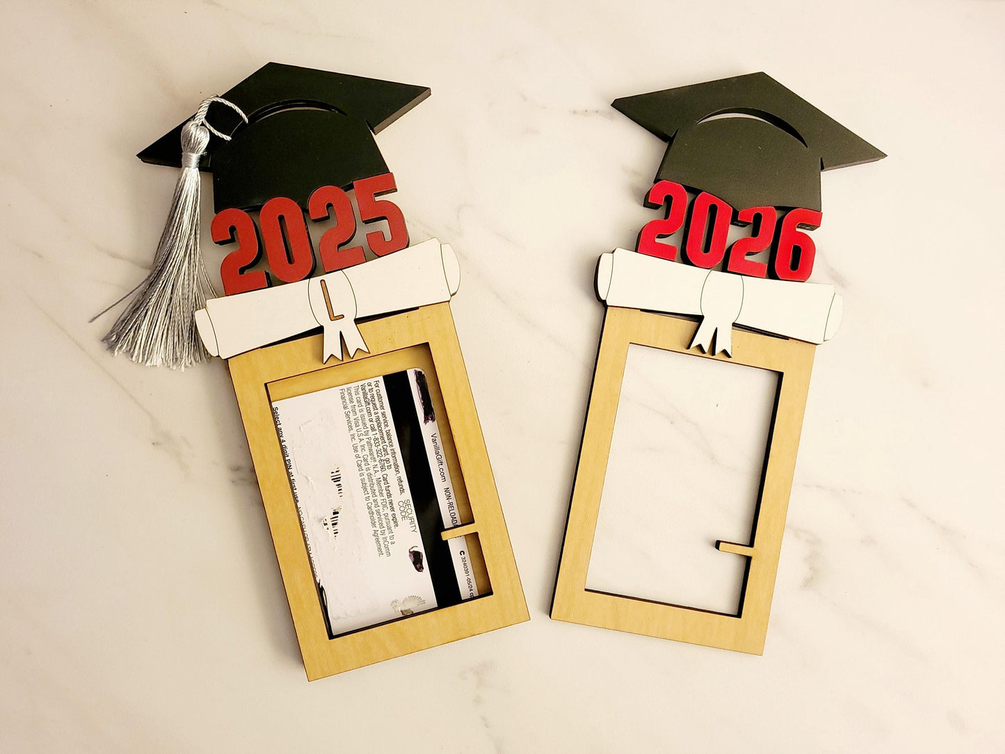 Gift card, picture frame for 2026 graduate, Gift for graduation, for years 2025-2029. Laser ready cut file, SVG Instant digital download.