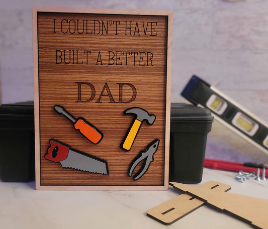 Father's Day Tool  sign, Gift for him Laser ready cut file, SVG Instant digital download, small business commercial use.