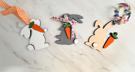 Easter Bunny Basket tag bundle SVG, laser ready, cut file, Instant digital download.