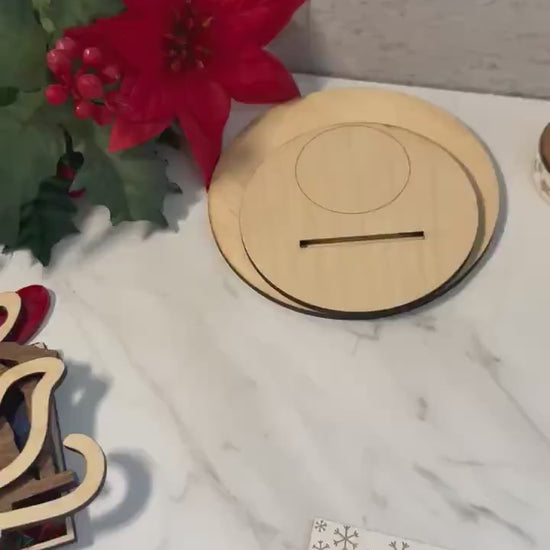 Christmas Nativity Tea light holder set, Laser Ready Cut file, SVG Instant digital download.